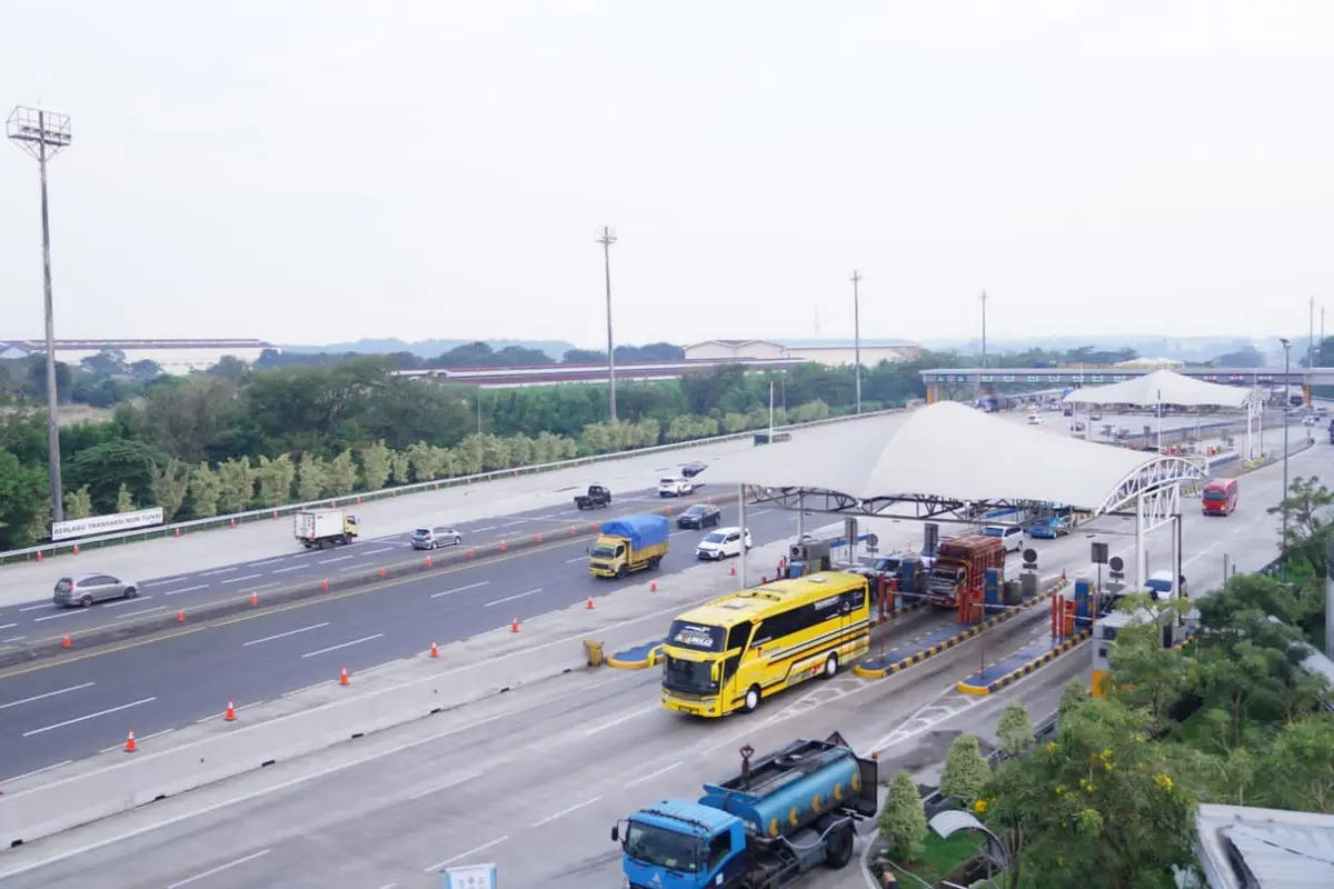 PT Jasa Marga (Persero) Tbk mencatat, sebanyak 494.091 kendaraan meninggalkan wilayah Jabotabek pada H-7 sampai dengan H-5 Lebaran 2023. (Dok Jasa Marga)