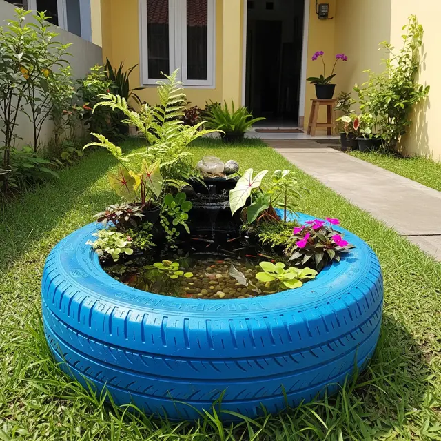 Cara Membuat Kolam Ikan di Rumah Subsidi Tanpa Menggali Tanah, Hemat Biaya