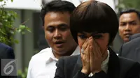 Julia Perez menjalani sidang cerai perdana dengan Gaston Castano di Pengadilan Negeri Jakarta Selatan, Rabu (30/3/2016). [Foto: Herman Zakharia/Liputan6.com]