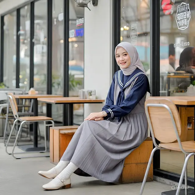 Outfit ke Mall Hijab