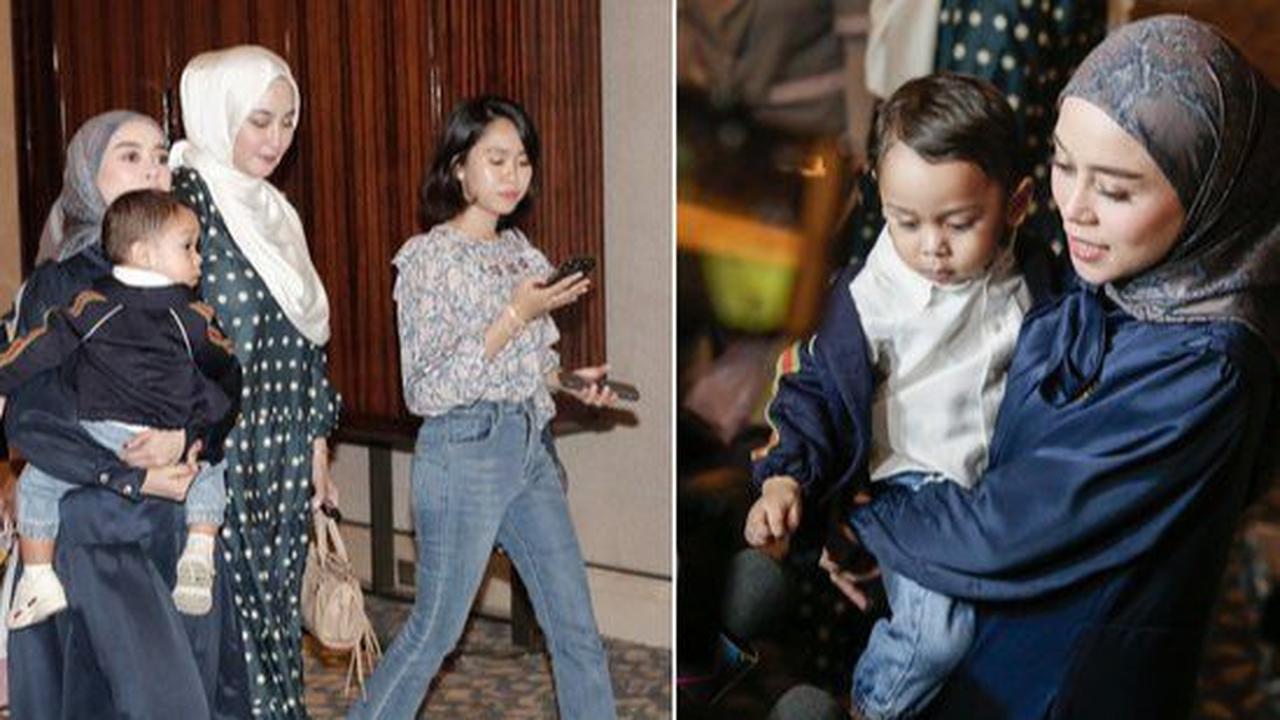 Hadir di Acara 7 Bulanan Aurel Hermansyah, Lesti Datang Tanpa Ditemani Rizky Billar