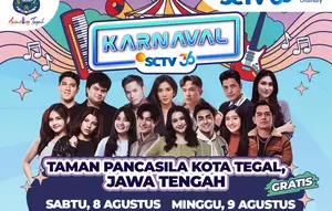 Karnaval SCTV Siap Sambangi Tegal 8-9 Agustus 2026, Bawa Kemeriahan Xtraordinary