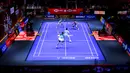 <p>Pebulu tangkis ganda putri Indonesia, Meilysa Puspitasari/Rachel Rose bertanding melawan wakil Chinese Taipei, Hsieh Pei Shan/Hung En-Tzu dalam laga babak 32 besar Indonesia Open 2025 di Istora Senayan, Jakarta, Selasa (03/06/2025). (Bola.com/Bagaskara Lazuardi)</p>