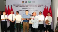 Menteri AHY Meresmikan Program Perbaikan Rumah dan Konsolidasi Tanah Vertikal Rumah Susun Cinta Damai Jakpus