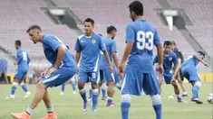 Persib Bandung melakukan latihan jelang menghadapi Arema Cronus di Final Torabika Bhayangkara Cup 2016 di SUGBK, Minggu (3/4/2016) malam WIB.