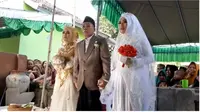 Viral Pria Nikahi Dua Gadis Sekaligus, Ijab Kabul Berlangsung Bergantian