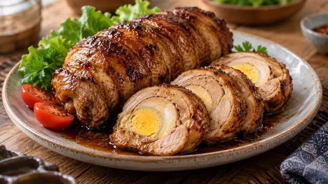 Paha Ayam Gulung Isi Telur