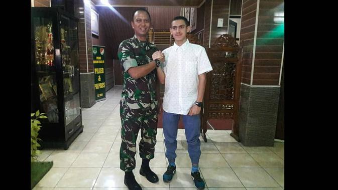 Enzo Zens Allie saat ikuti seleksi taruna Akmil (Sumber: Instagram/tni_angkatan_darat)