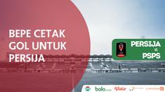 Bambang Pamungkasi menyumbangkan satu gol saat Persija Jakarta bungkam PSPS Riau.