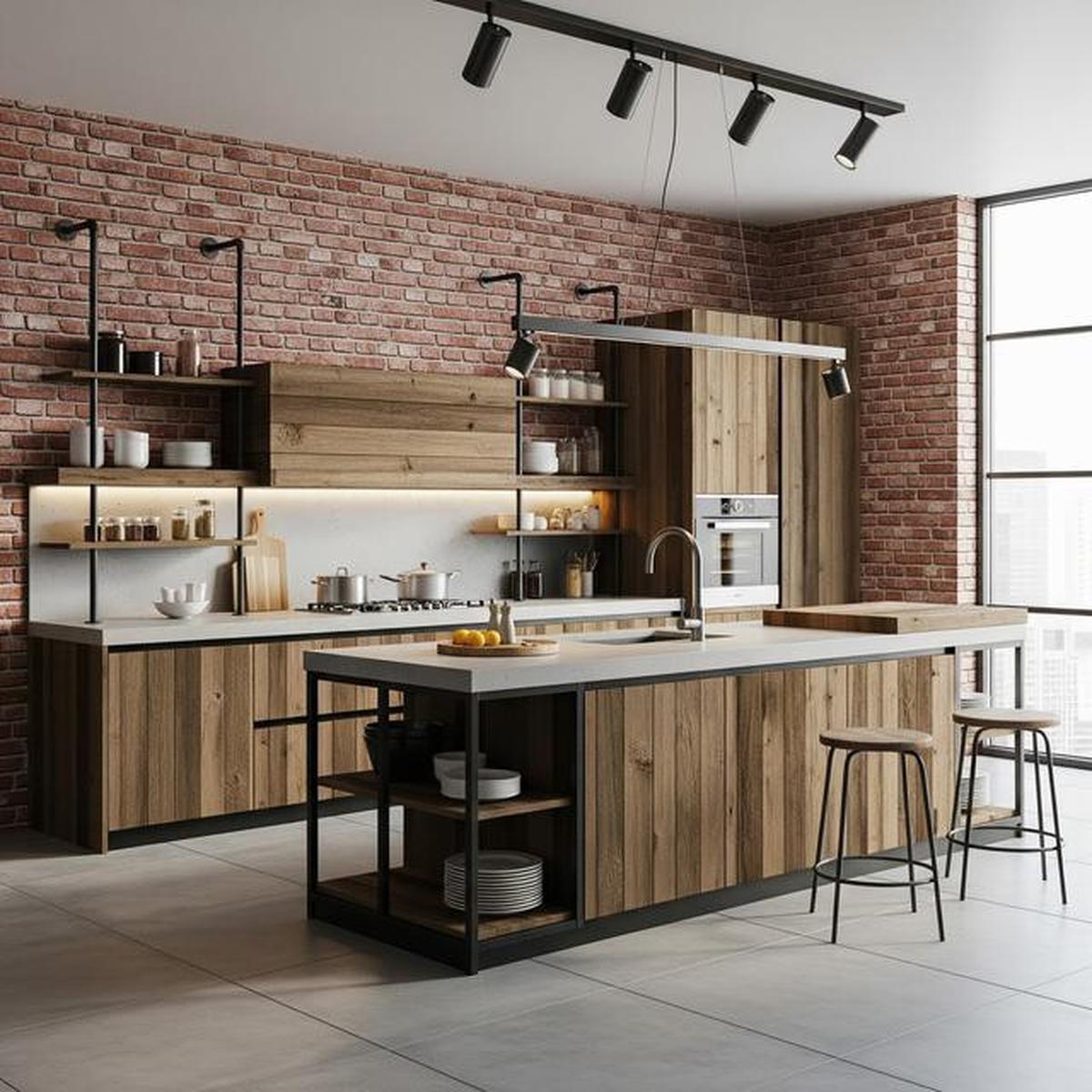 9 Desain Dapur Rumah Kayu dengan Nuansa Alami Hangat, Bikin Betah Masak