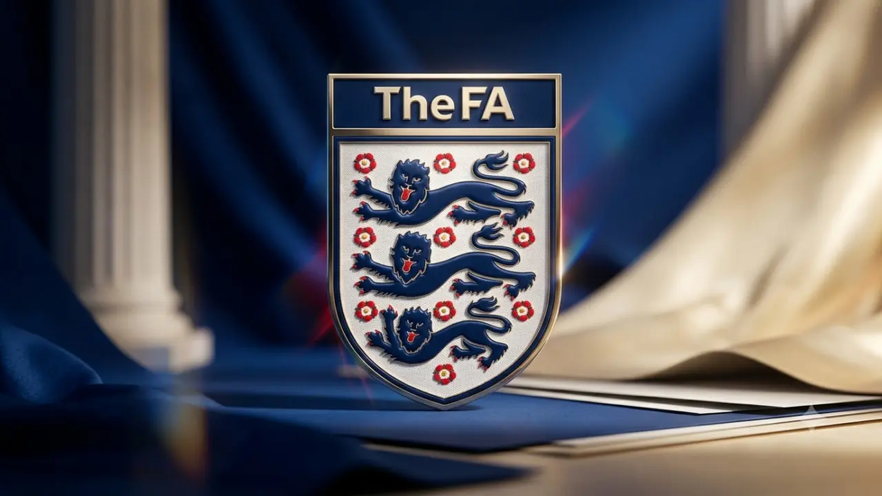 Ilustrasi logo FA Inggris