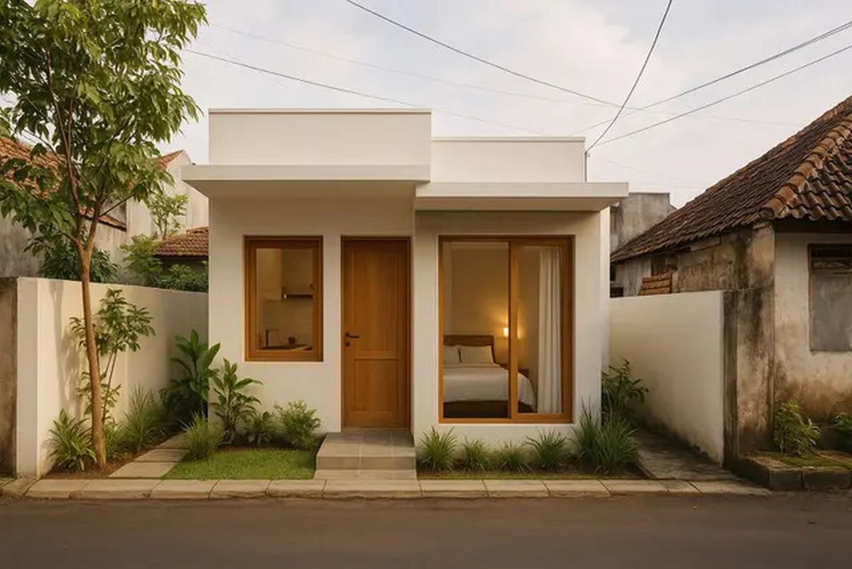 8 Rumah Tipe Minimalis Modern 1 Kamar Tidur di Perkotaan, Kecil Tapi Nyaman