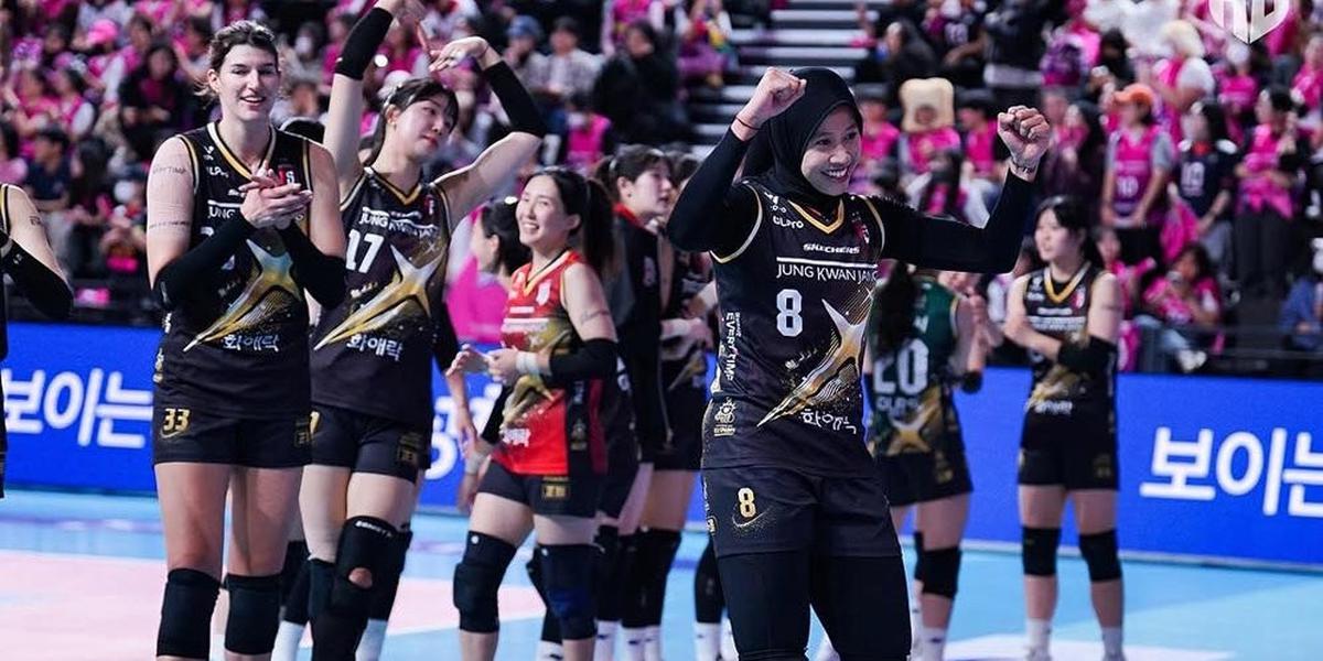 Hasil Final Leg 4 Korean V League 2024/25: Dramatis, Megawati Kembali Bawa Red Sparks Bungkam Pink Spiders!