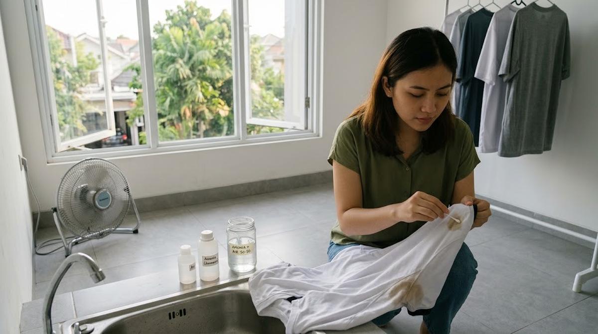 Cara Menghilangkan Noda Deodorant di Baju