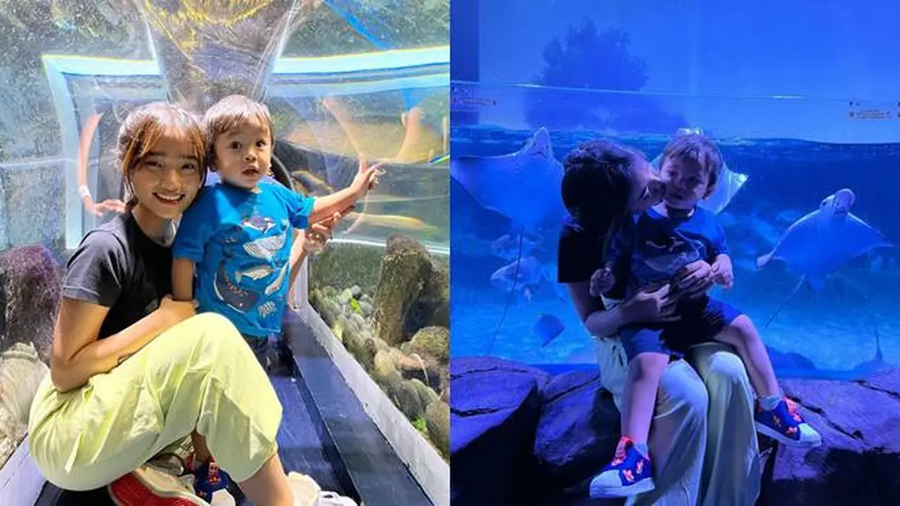 Seru Lihat Ikan, Ini 6 Momen Fuji Bersama Gala Sky Jalan-Jalan