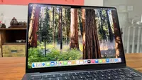 Layar 14.2&nbsp;inci Liquid Retina XDR MacBook Pro M4. (Liputan6.com/ Agustinus Mario Damar)