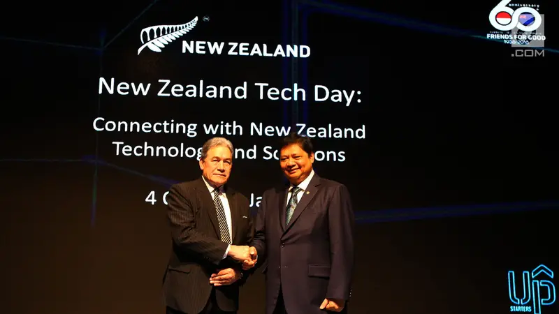 Menperin Airlangga dan Wakil PM Selandia Baru Buka New Zealand Tech Day 2018