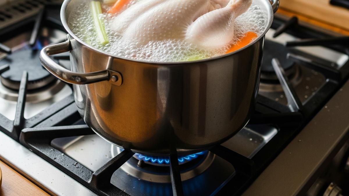 Air Rebusan Ayam Pertama Apakah Harus Dibuang?