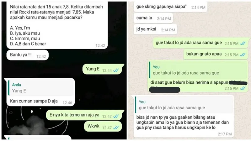 6 Chat Nyatakan Cinta Secara Tersirat ke Gebetan Ini Ujungnya Bikin Nyesek