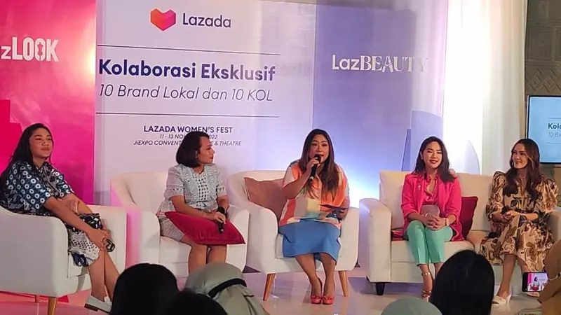 Jumpa Pers Lazada Women’s Fest di Jakarta, Rabu, 9 November 2022