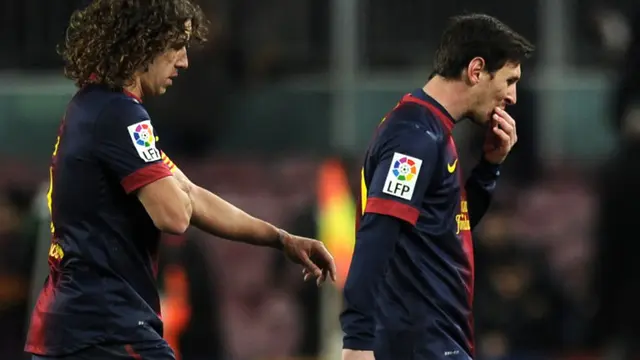 Carles Puyol- Lionel Messi
