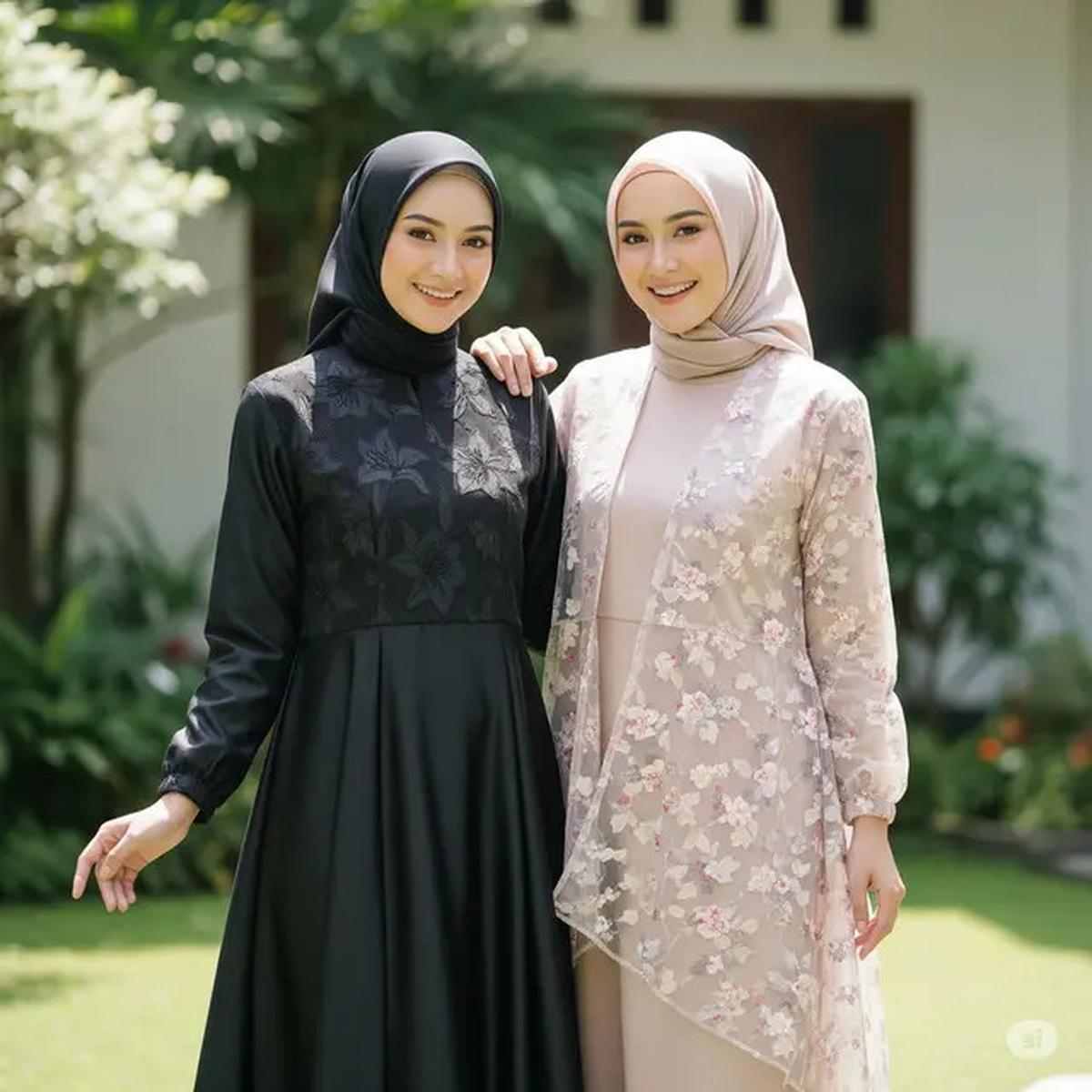 10 Gamis Muslimah Motif Bunga Besar Paling Adem 2025, Stylish &amp; Anti Gerah Sepanjang Hari