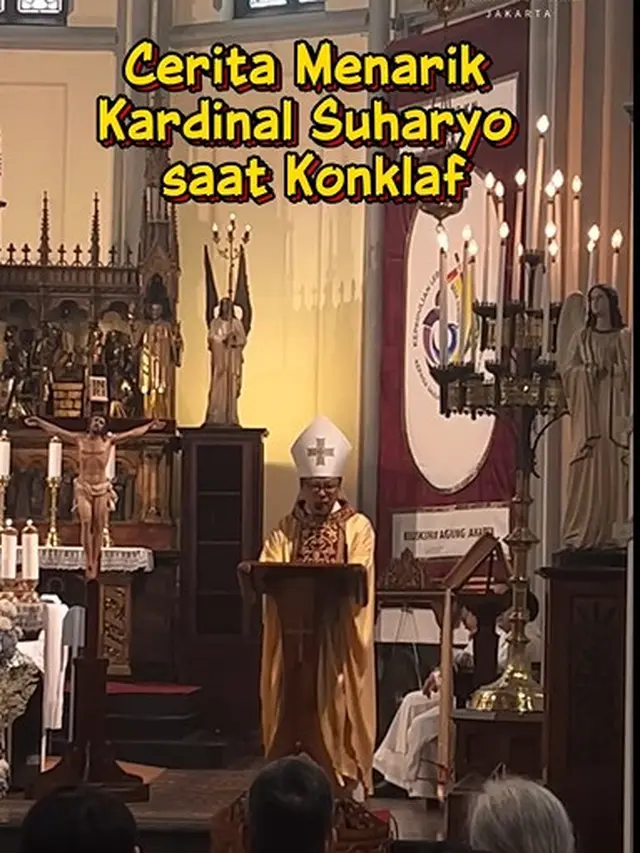 Kardinal Suharyo cerita pengalamannya ikut konklaf pemilihan pengganti Paus Fransiskus di Vatikan pada 7 Mei 2025. (Instagram @katedraljakarta)