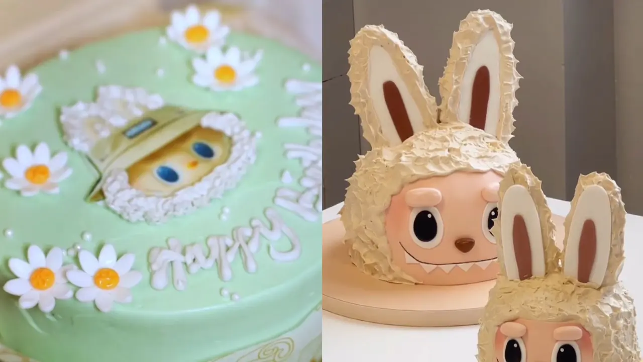 Kue ulang tahun Labubu seharga Rp4,5 juta di Singapura menawarna kotak kejutan di dalamnya