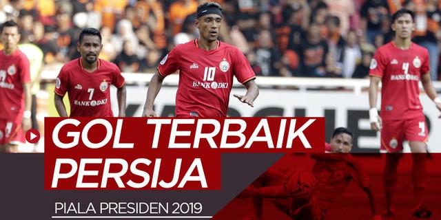 VIDEO: 3 Gol Terbaik Persija di Fase Grup Piala Presiden 2019