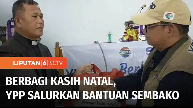 Dalam program berbagi kasih natal, YPP SCTV-Indosiar menyalurkan ratusan paket sembako untuk dua gereja di Kota Bekasi dan Kabupaten Bogor, Jawa Barat. Moment Natal tahun 2022 ini cukup spesial bagi ratusan jemaat yang mendapatkan paket sembako.