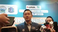Menteri Koordinator Bidang Infrastruktur dan Pembangunan Kewilayahan, Agus Harimurti Yudhoyono (AHY) berduka atas korban meninggal dunia kasus Pondok Pesantren (Ponpes) Al-Khoziny, di Sidoarjo, Jawa Timur. (Liputan6.com/Arief)