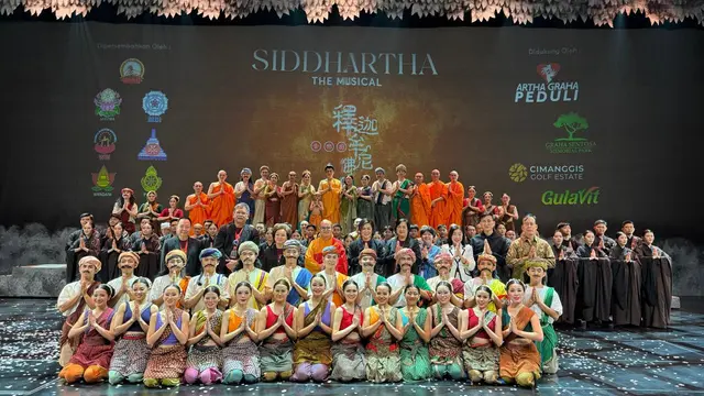 Siddharta The Musical tampil memukau menghipnotis penonton yang memadati Gedung Theatre JIEXPO Kemayoran.