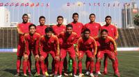 Timnas Indonesia U-22 sudah melakukan evaluasi agar tidak kecolongan gol melalui situasi bola mati melawan Kamboja U-22. (Bola.com/Zulfirdaus Harahap)