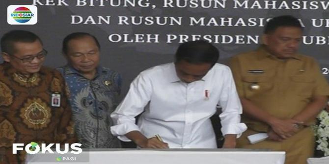 Presiden Jokowi Resmikan 3 Proyek Strategis Nasional di Kalimantan, Sulawesi dan Maluku