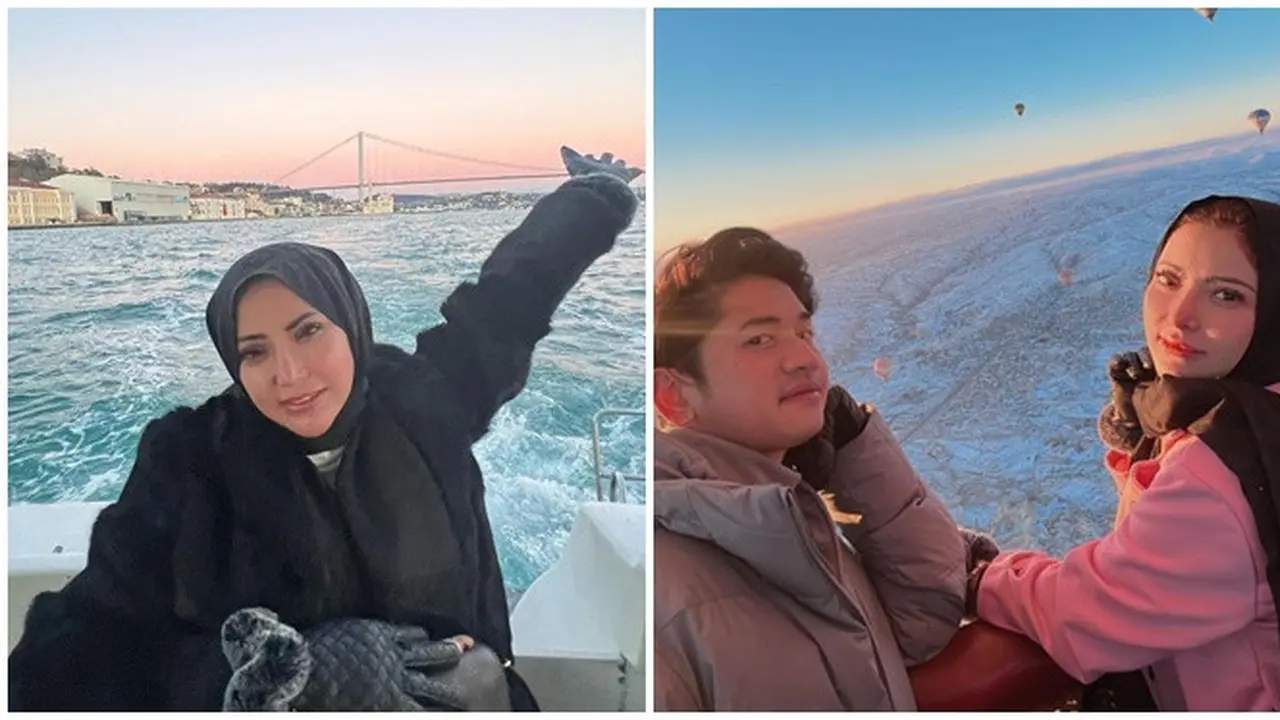 6 Potret Liburan Ayu Aulia di Cappadocia Bareng Zikri Daulay, Tampil Berhijab