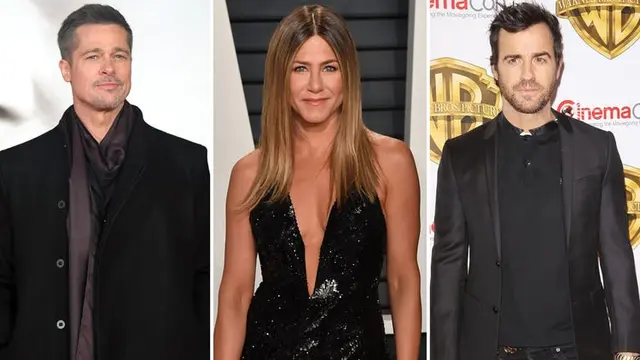 [Bintang] Jennifer Aniston - Justin Theroux - Brad Pitt