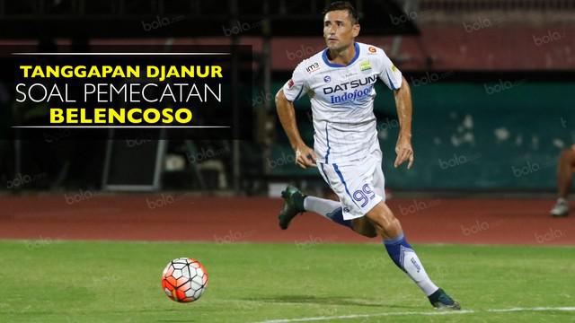 Persib Bandung memecat Juan Belencoso karena tak mampu menunjukkan performa yang bagus, beginilah tanggapan Djadjang Nurdjaman.