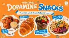 Fenomena 'Dopamine Snacks' Makin Populer, Ini Rekomendasi Cemilan Viral di Shopee