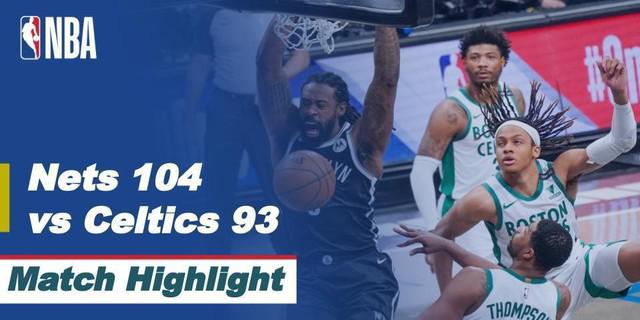 VIDEO: Highlights NBA Playoffs, Brooklyn Nets Menang 104-93 atas Boston Celtics di Game 1