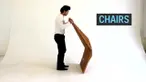 Meski terbuat dari kayu, furnitur ini begitu futuristik dan canggih.