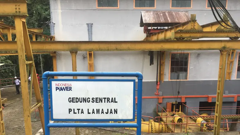 Pembangkit Listrik Tenaga Air (PLTA) Lamajan di Pengalengan, Bandung. Liputan6.com/Ayu