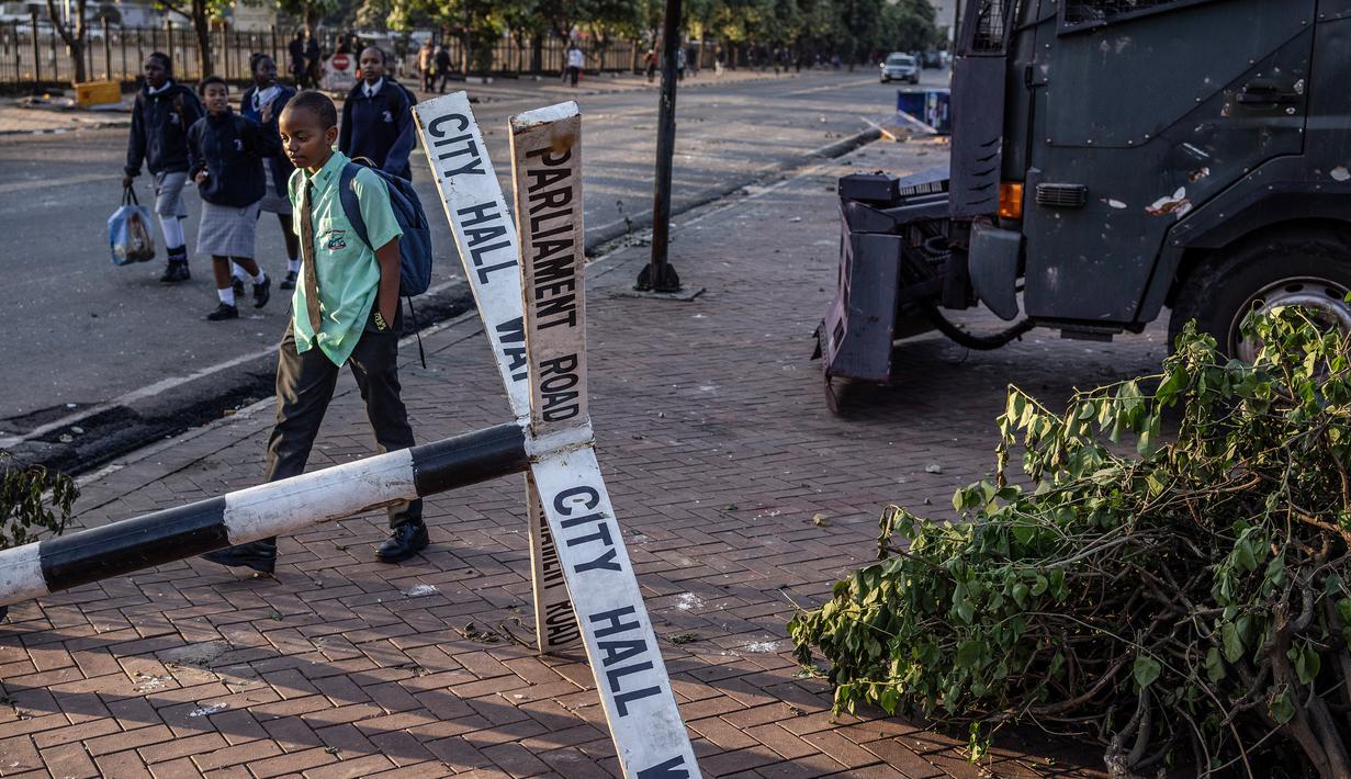 Kenya berada dalam kondisi tidak stabil menyusul kekacauan yang belum pernah terjadi sebelumnya. (LUIS TATO/AFP)