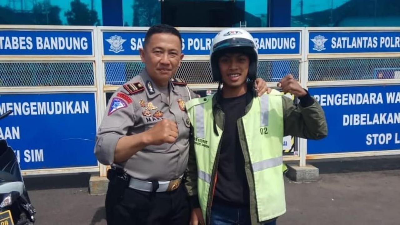 gagal 7x ujian SIM (foto: @tmcpolrestabesbandung)