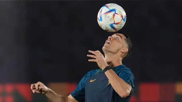 Sesi Latihan Cristiano Ronaldo Jelang Laga Perdana Portugal Melawan Timnas Ghana