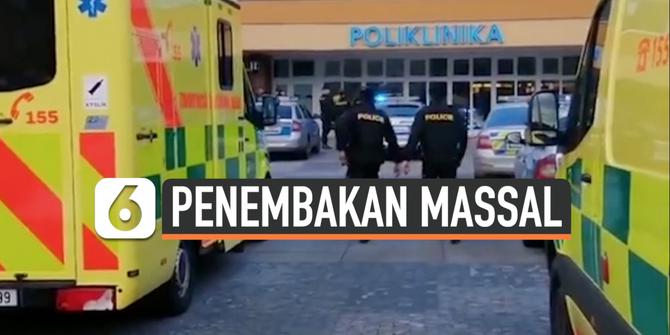 VIDEO: 6 Orang Tewas dalam Penembakan Massal di Rumah Sakit Ceko