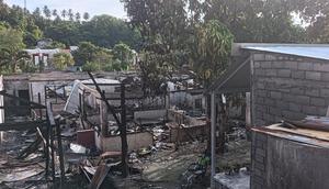 Panti Werda di Manado kebakaran. (Liputan6.com./Yoseph Ikanubun)