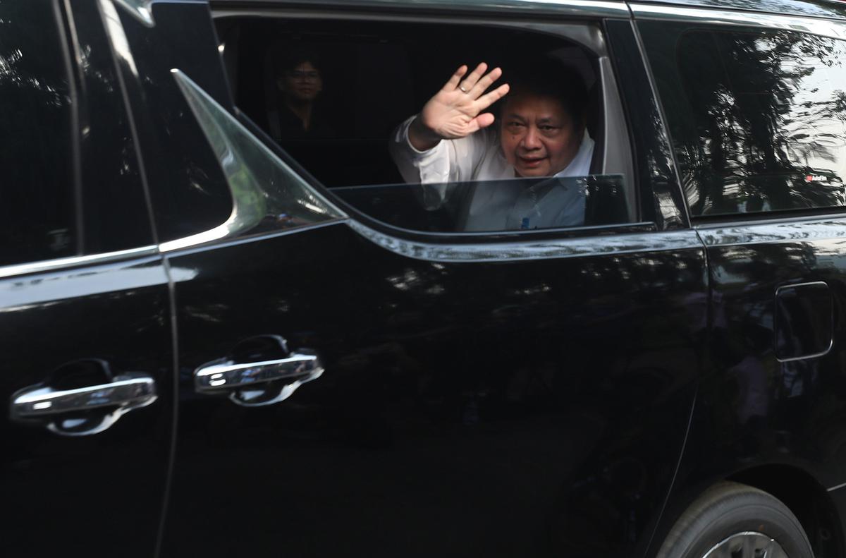 Calon menteri Prabowo tiba di Hambalang
