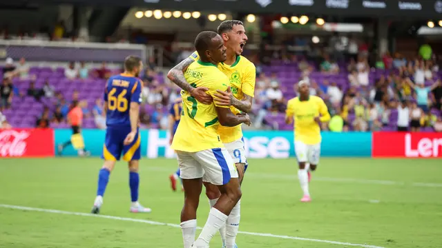 Pertandingan antara Mamelodi Sundowns FC melawan Ulsan HD FC