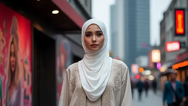 Ilustrasi Baju Lebaran