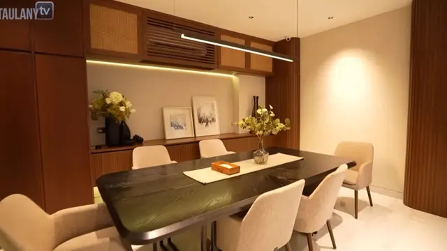 Potret Dapur dan Meja Makan di Rumah Mona Ratuliu dan Indra Brasco (YouTube/Taulany TV)